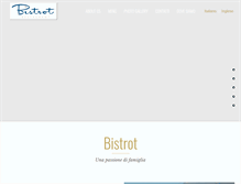 Tablet Screenshot of bistrotforte.it